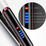 Accesorios del LED display straight hair curling double with curling iron