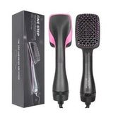 Two-in-one Hot Air Comb Multifunctional Hair Dryer, Hot-selling Dry And Wet Dual-use Lazy Curling Iron