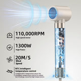 Household 8 In 1 Hair Curler Multifunctional Blowing Combs